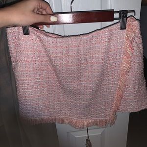 Knit skirt with built in shorts